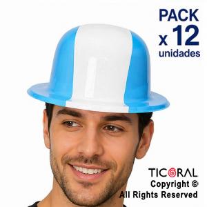 SOMBRERO BOMBIN ARGENTINA  X 12 UNIDADES